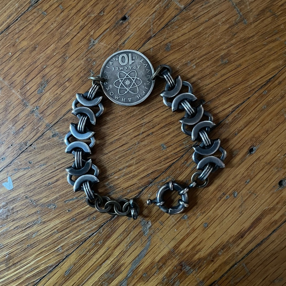 Handcrafted Gothic Barbed Bracelet - image 3